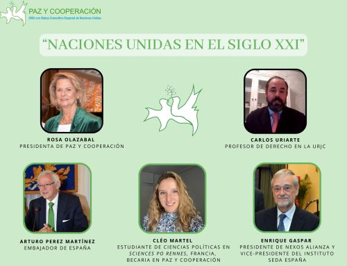 Con motivo del Día de las Naciones Unidas, Paz y Cooperación, ofreció una conferencia online ‘Naciones Unidas en el siglo XXI’