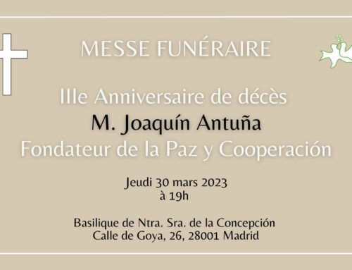Messe Funeraire IIIe Anniversaire de décès M. Joaquín Antuña