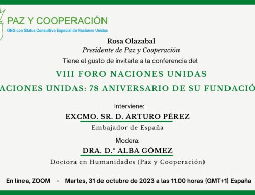 Invitación VIII Foro Naciones Unidas – Naciones Unidas: 78 Aniversario de su Fundación