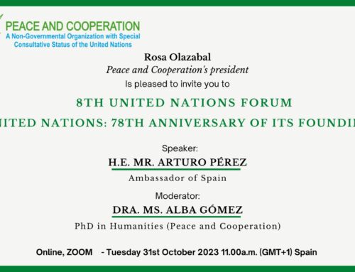 Invitation 8th United Nations Forum – United Nations: 78th Anniversary of its Founding