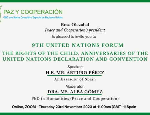 Invitation 9th United Nations Forum – THE RIGHTS OF THE CHILD. ANNIVERSARIES OF THE UNITED NATIONS DECLARATION AND CONVENTION